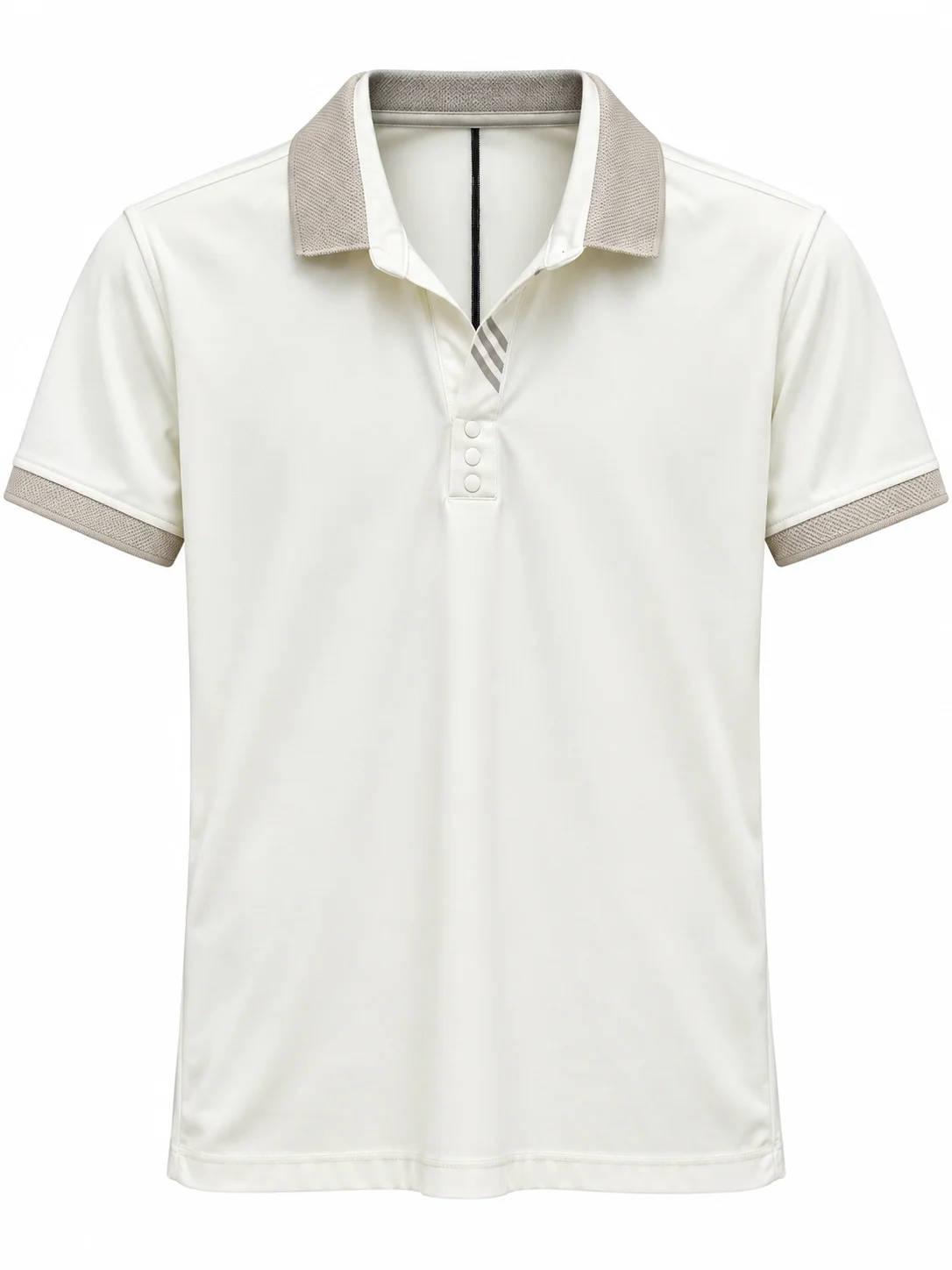 BEJ ZIMBA DÜĞME SLİM FIT T-SHIRT